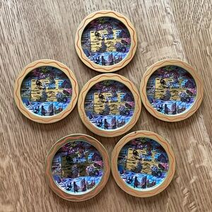 Vintage Souvenir Colorado Metal Coasters